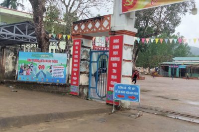 Triển khai mô hình cổng trường ATGT đến tất cả học sinh