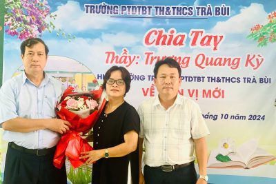 Gặp mặt – Chia tay CBQL chuyển công tác